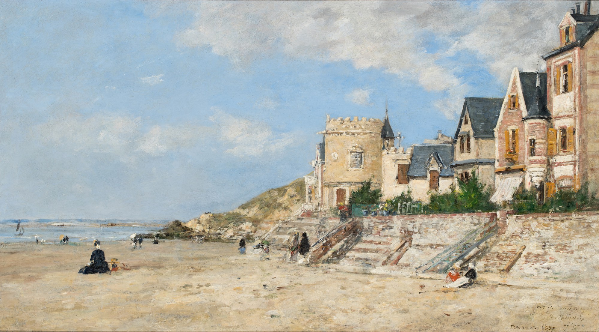 La Tour Malakoff et le rivage à Trouville