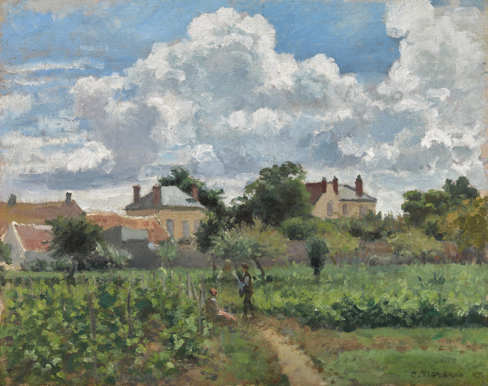 Camille Pissarro — L'allée des vignes à Pontoise