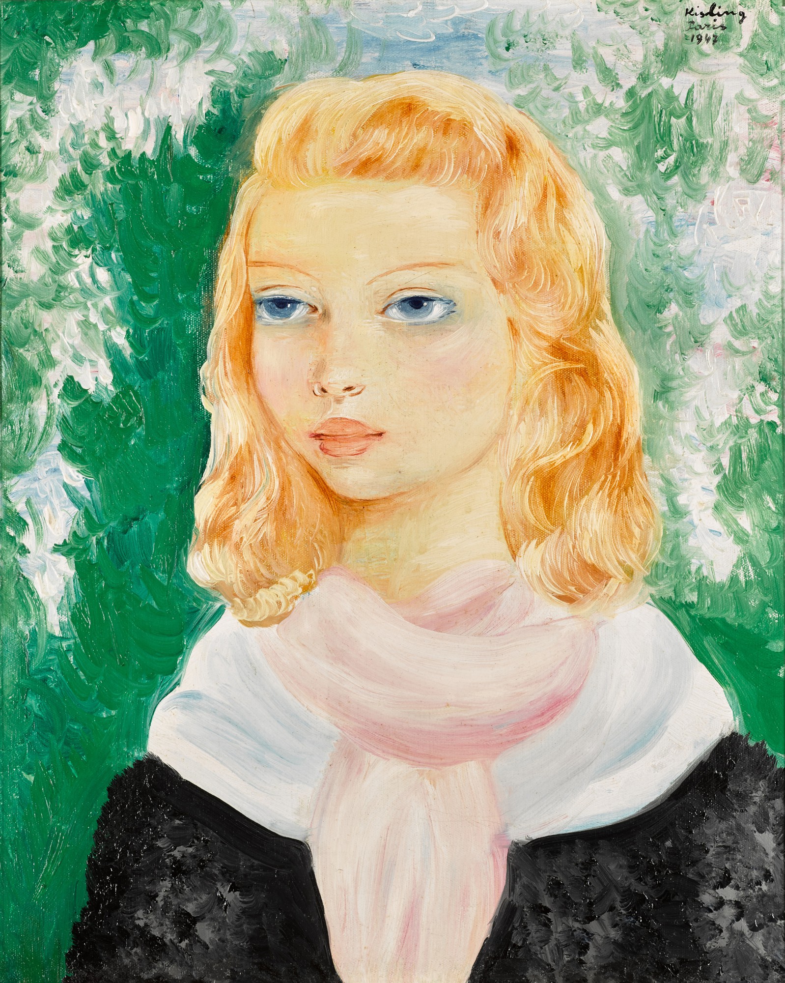 Moïse Kisling — Jeune fille blonde
