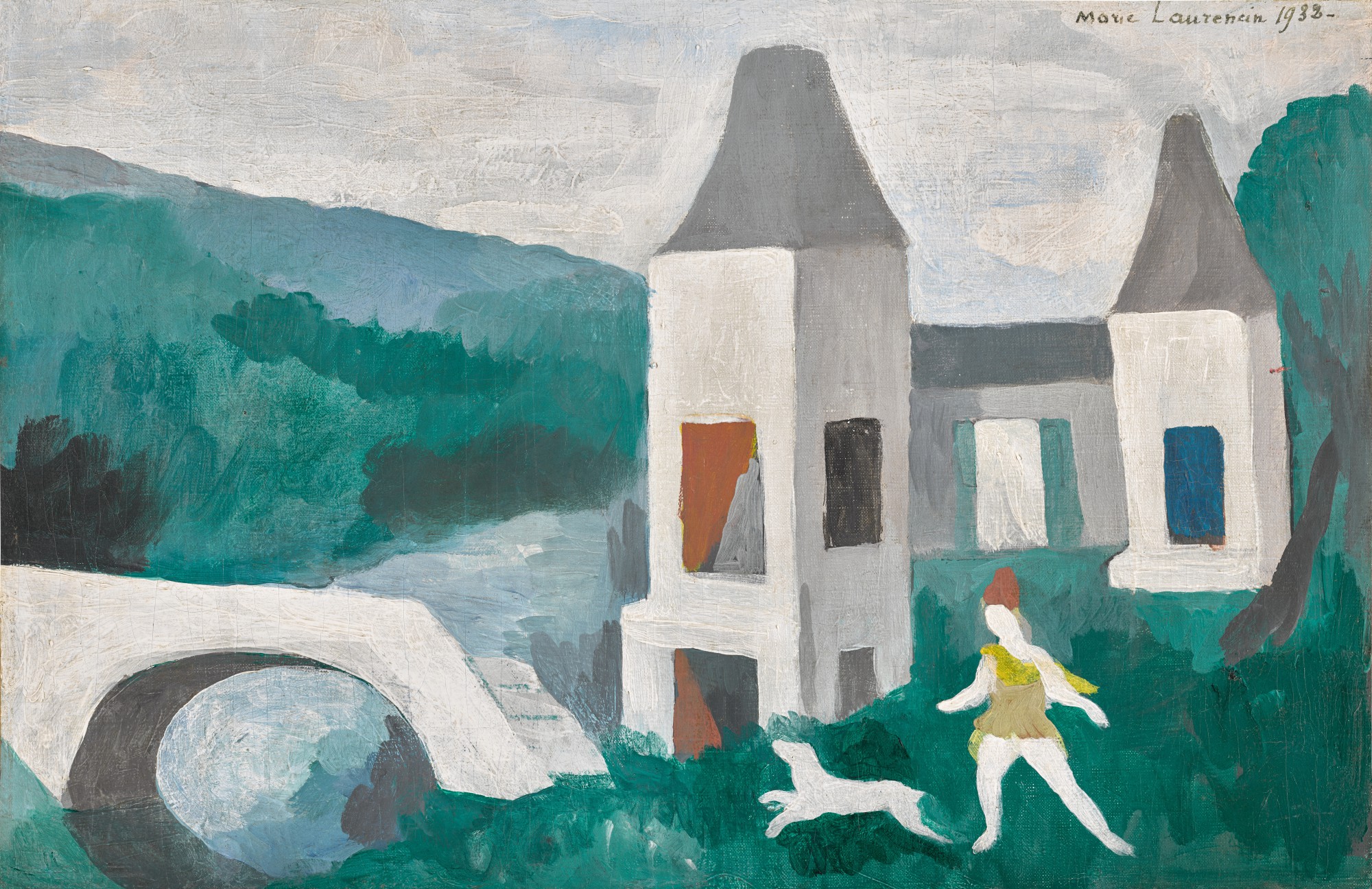 Marie Laurencin — Jeune seigneur devant son palais