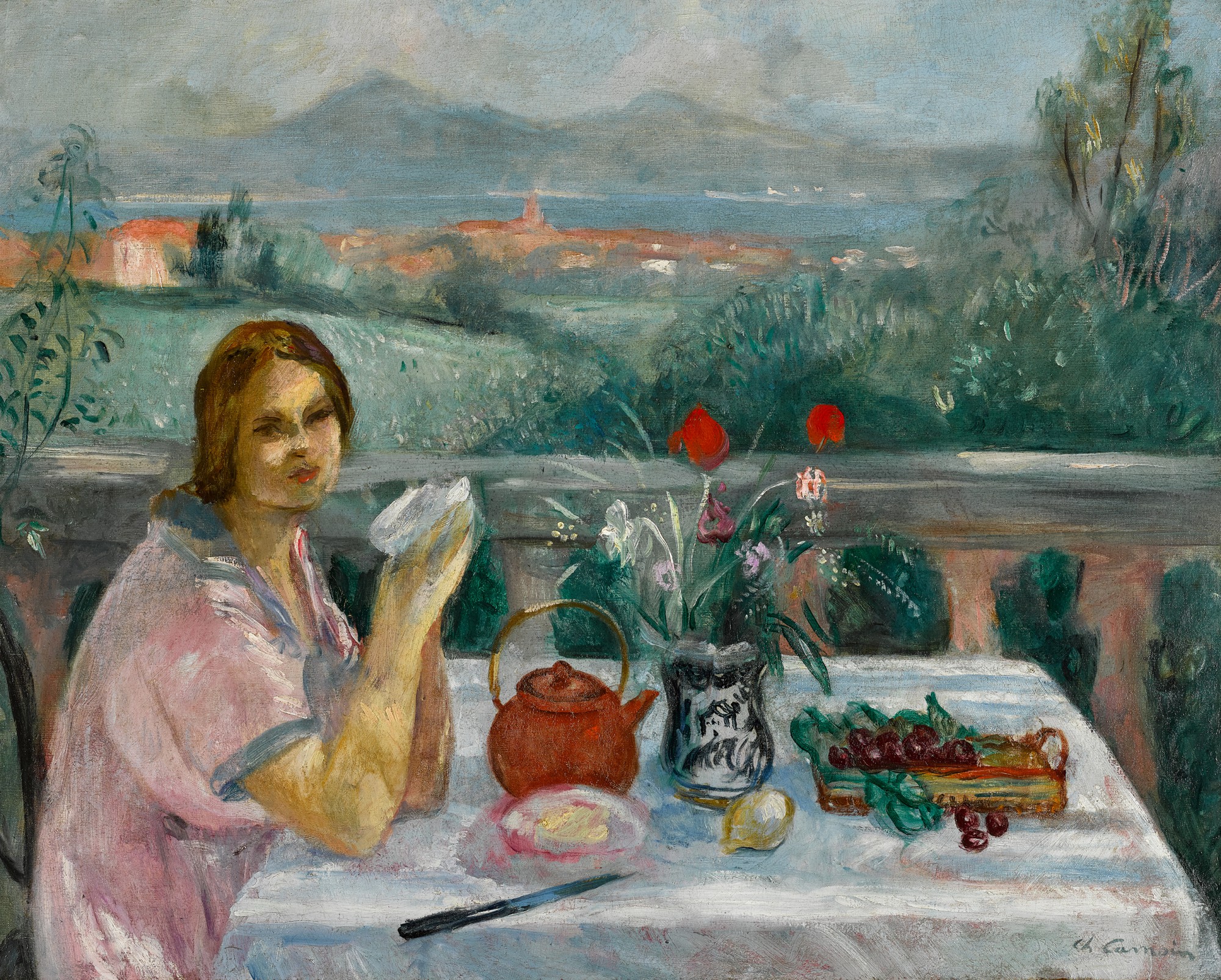 Charles Camoin — Dejeuner sur la terrasse