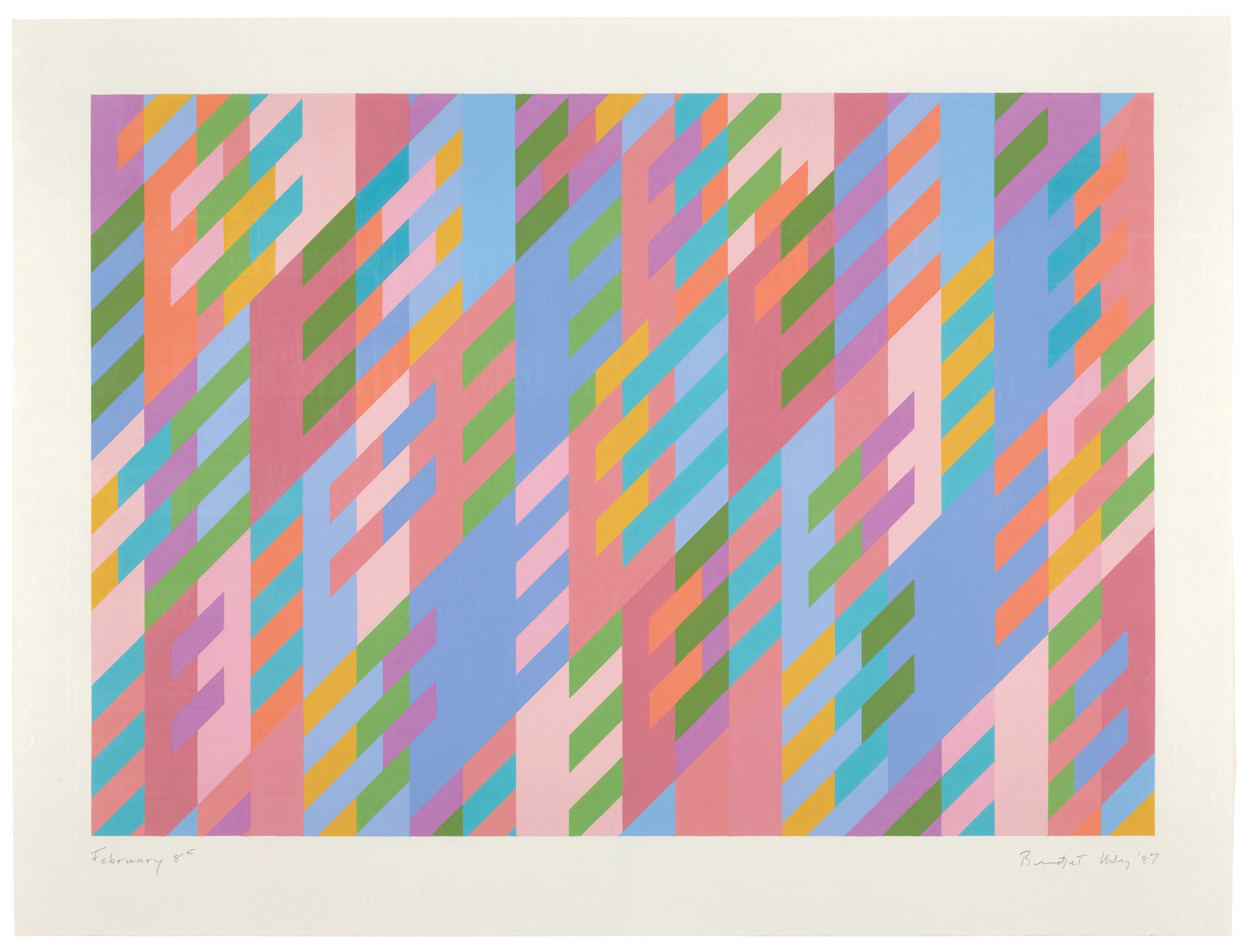 Bridget Riley — February 8th