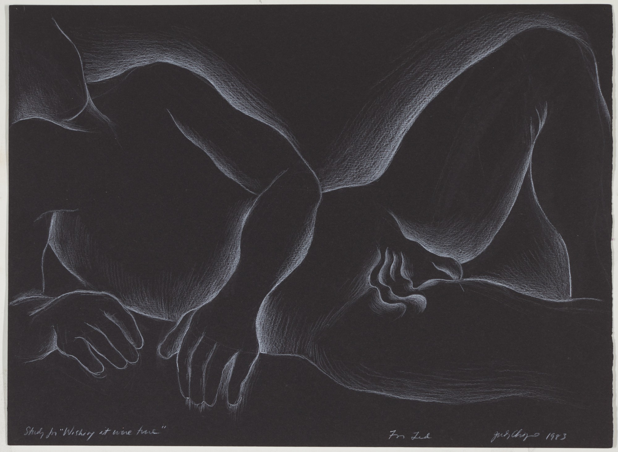 Study for "Wishing it were true"