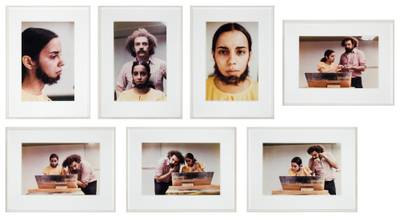 'Untitled (Facial Hair Transplants) (7 works)', 1972
