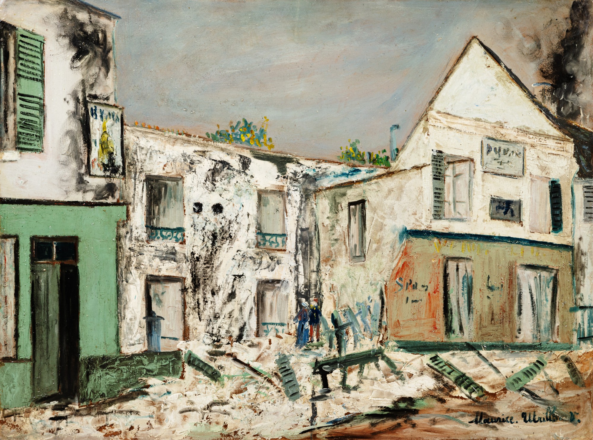 Maurice Utrillo — Maison Bombardée