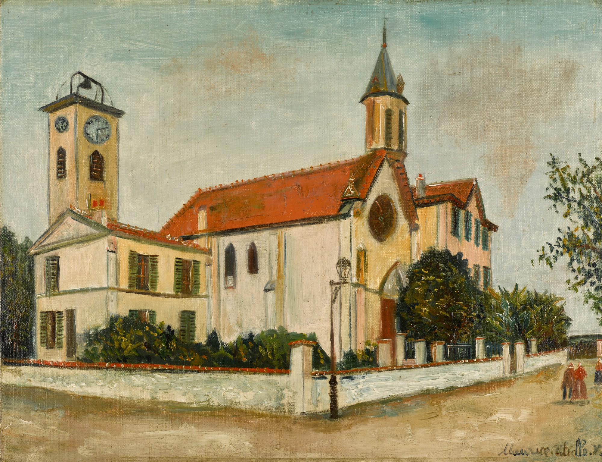 Maurice Utrillo — Eglise de Beaulieu