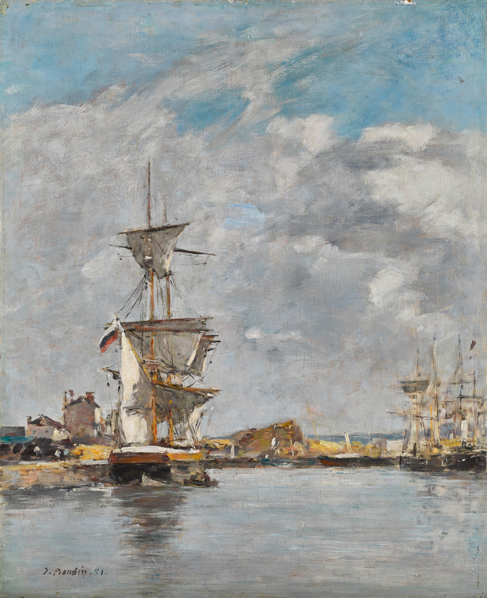 Eugène Boudin — Deauville, le bassin