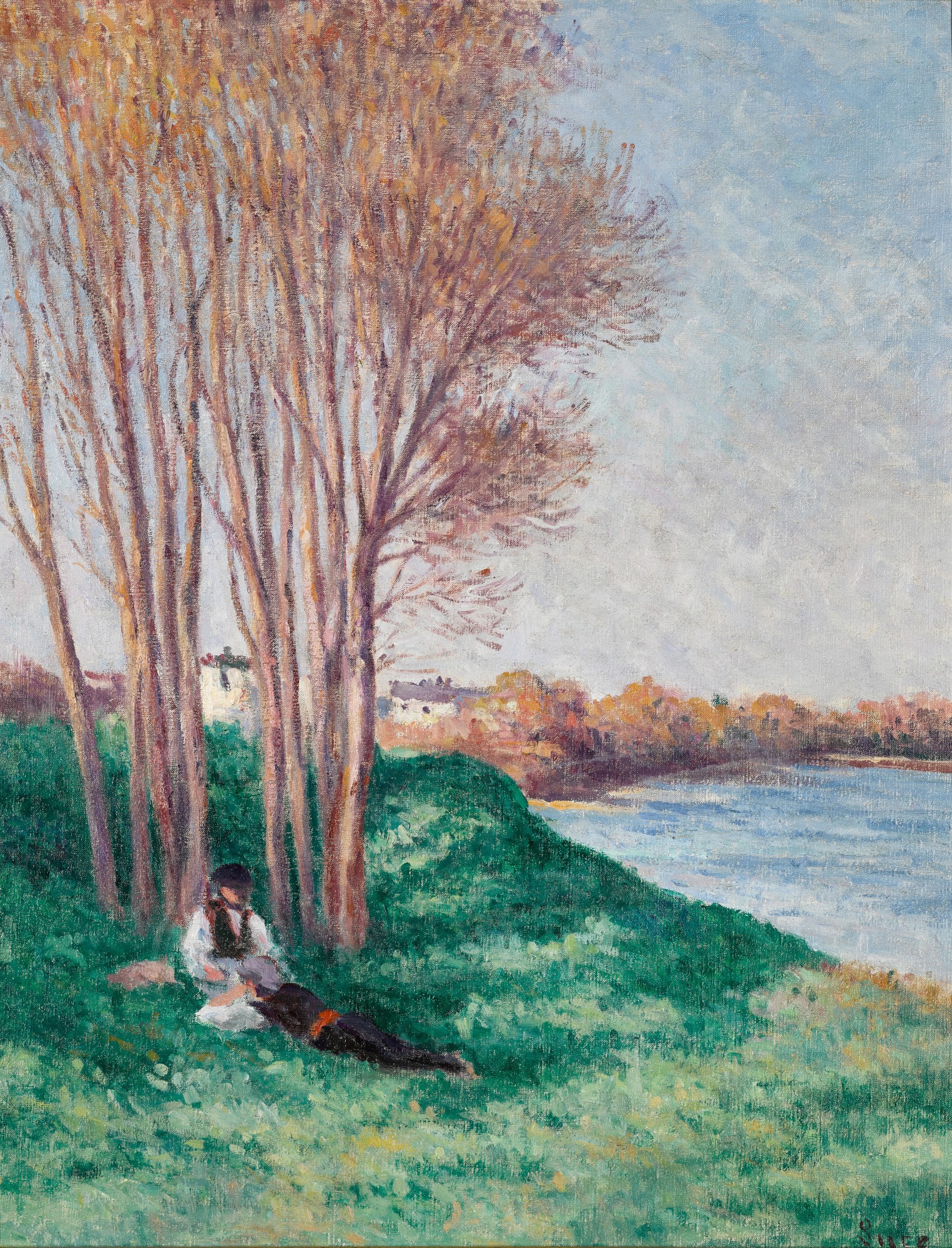 Le Repos sur les Bords de la Loire à Saint-Ay