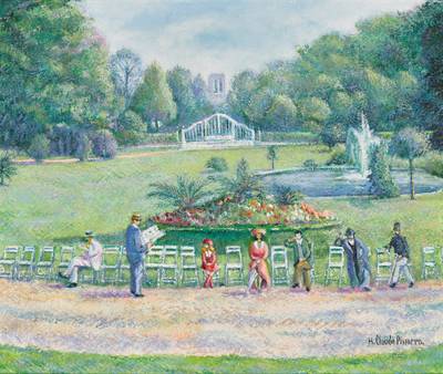 Sieste au Jardin Public