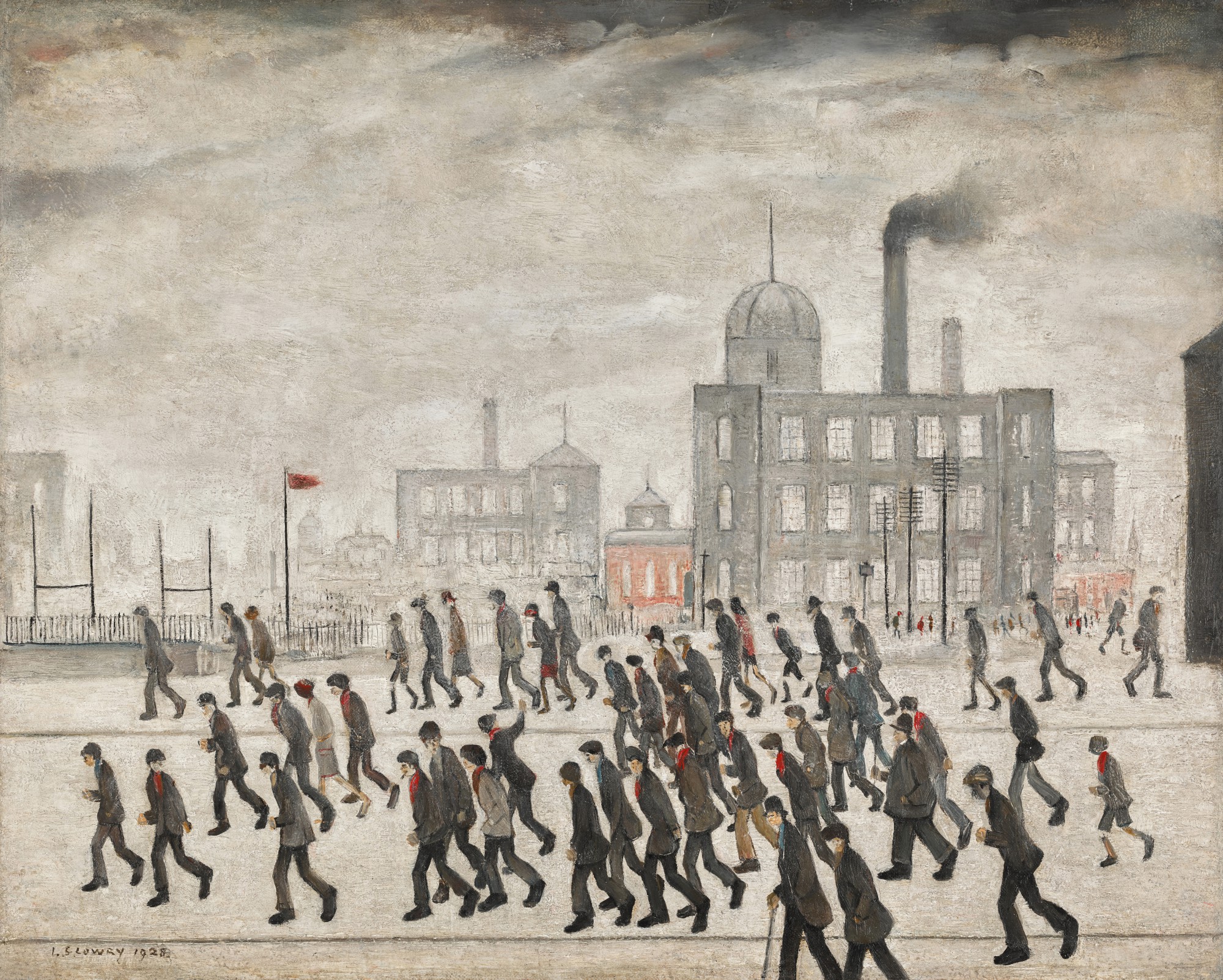 Laurence Stephen Lowry — Going to the Match