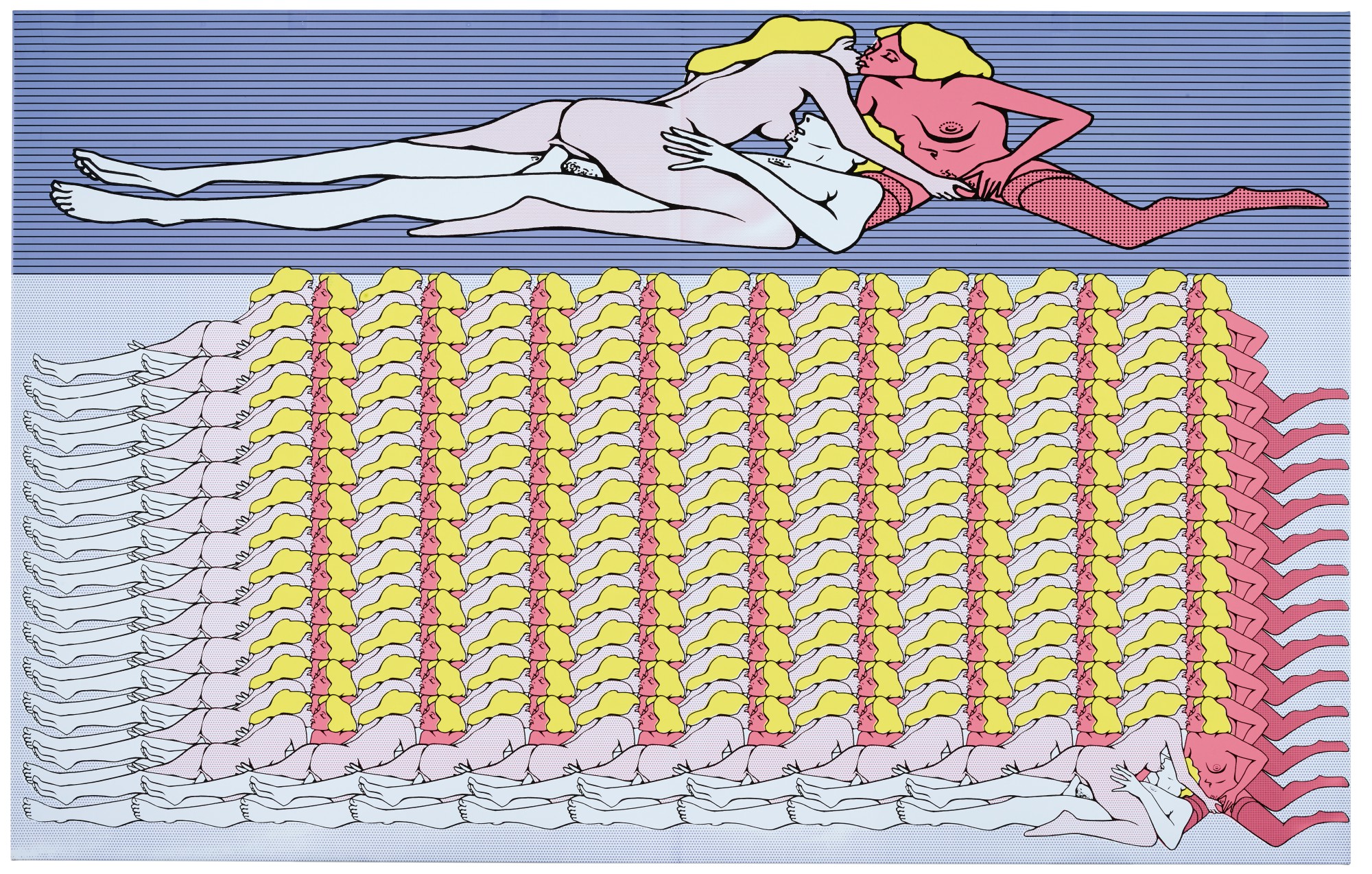 Thomas Bayrle — Drilling (Feuer Im Weizen Serie III)