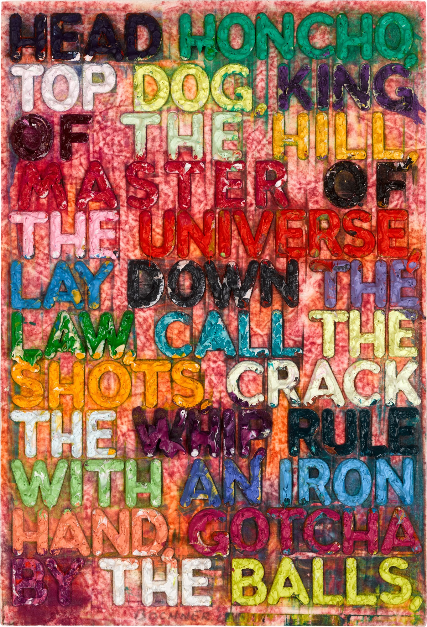 Mel Bochner — Head Honcho