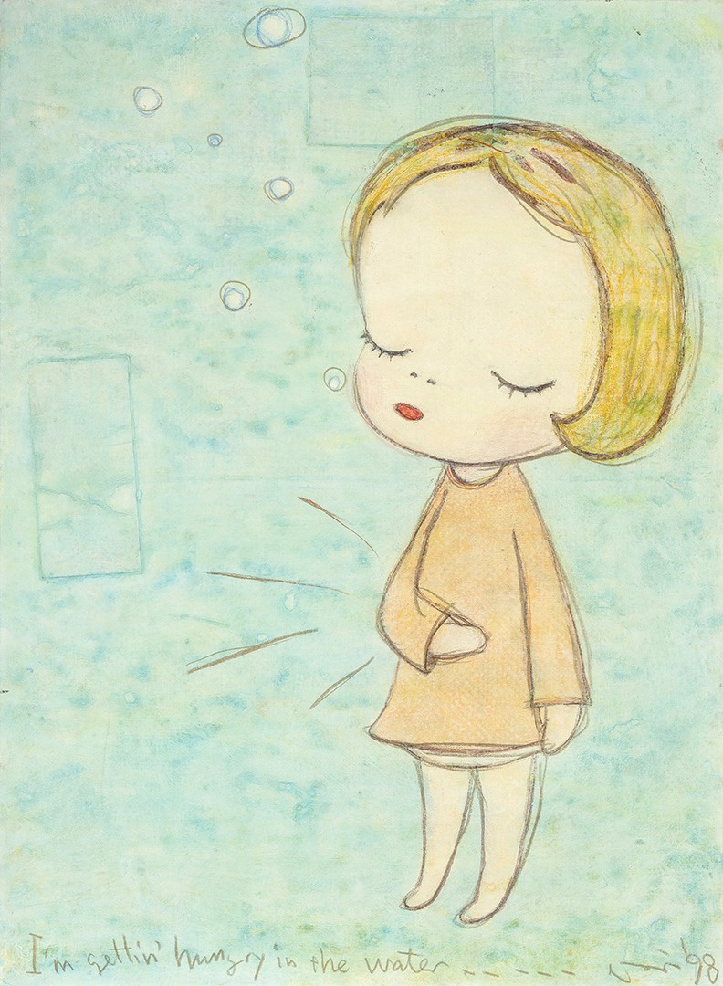 Yoshitomo Nara — I'm Gettin' Hungry in the Water