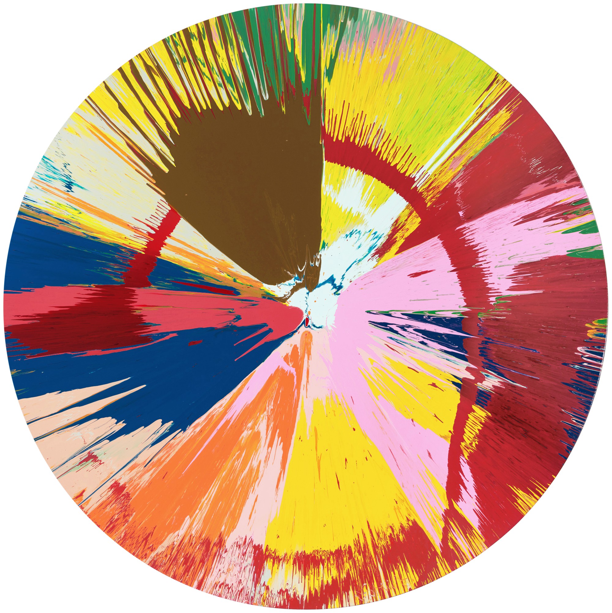 Damien Hirst — Beautiful, Hurtling, Outward, Vortex, Skiddy, Shitty, Smear Painting