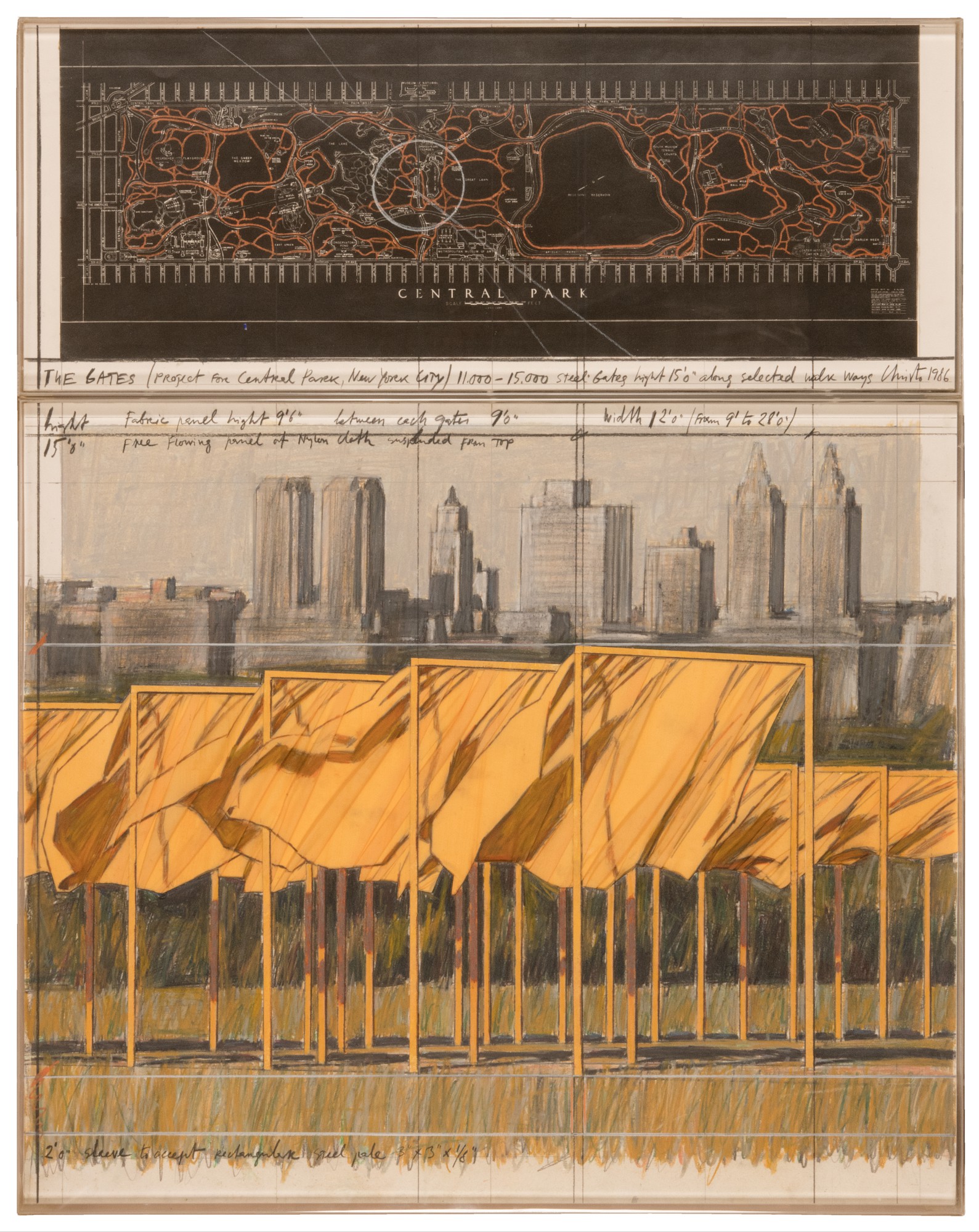 Christo — The Gates (Project for Central Park, New York)