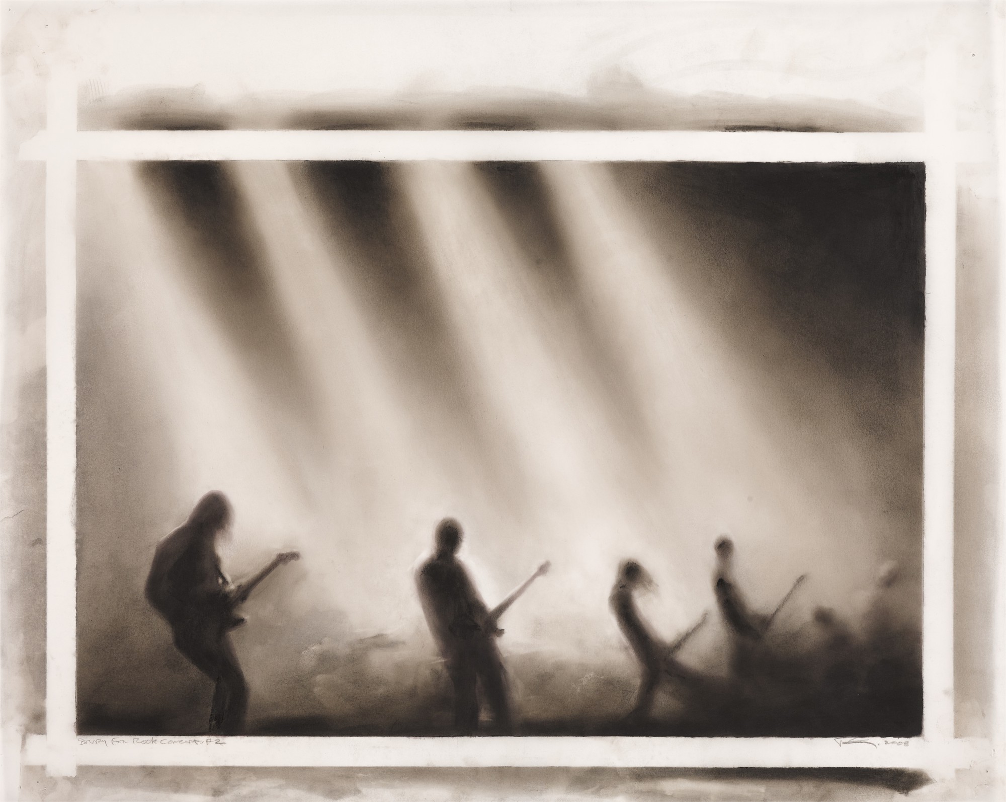 Robert Longo — Study for Rock Concert #2