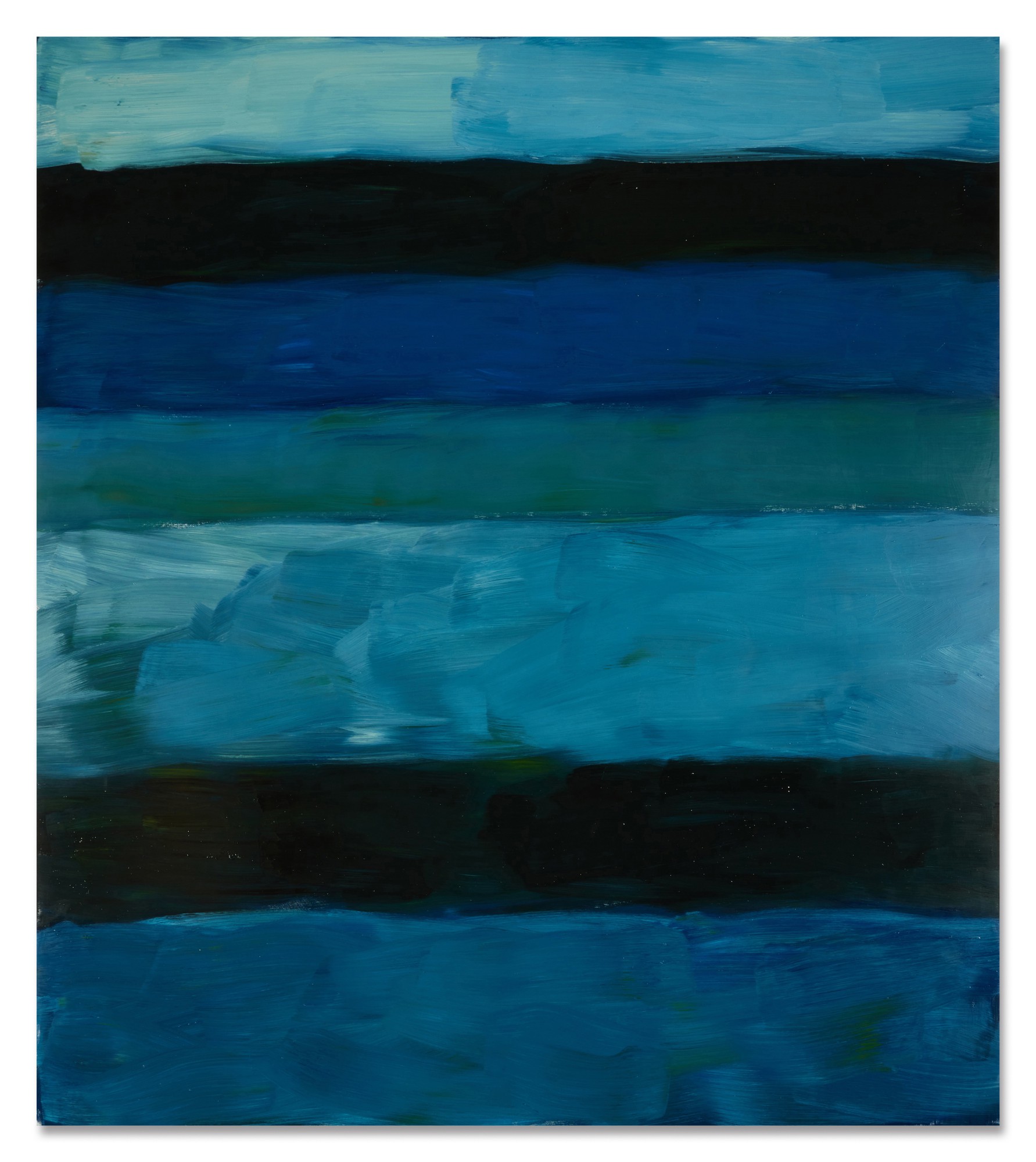 Sean Scully — Landline Green Blue