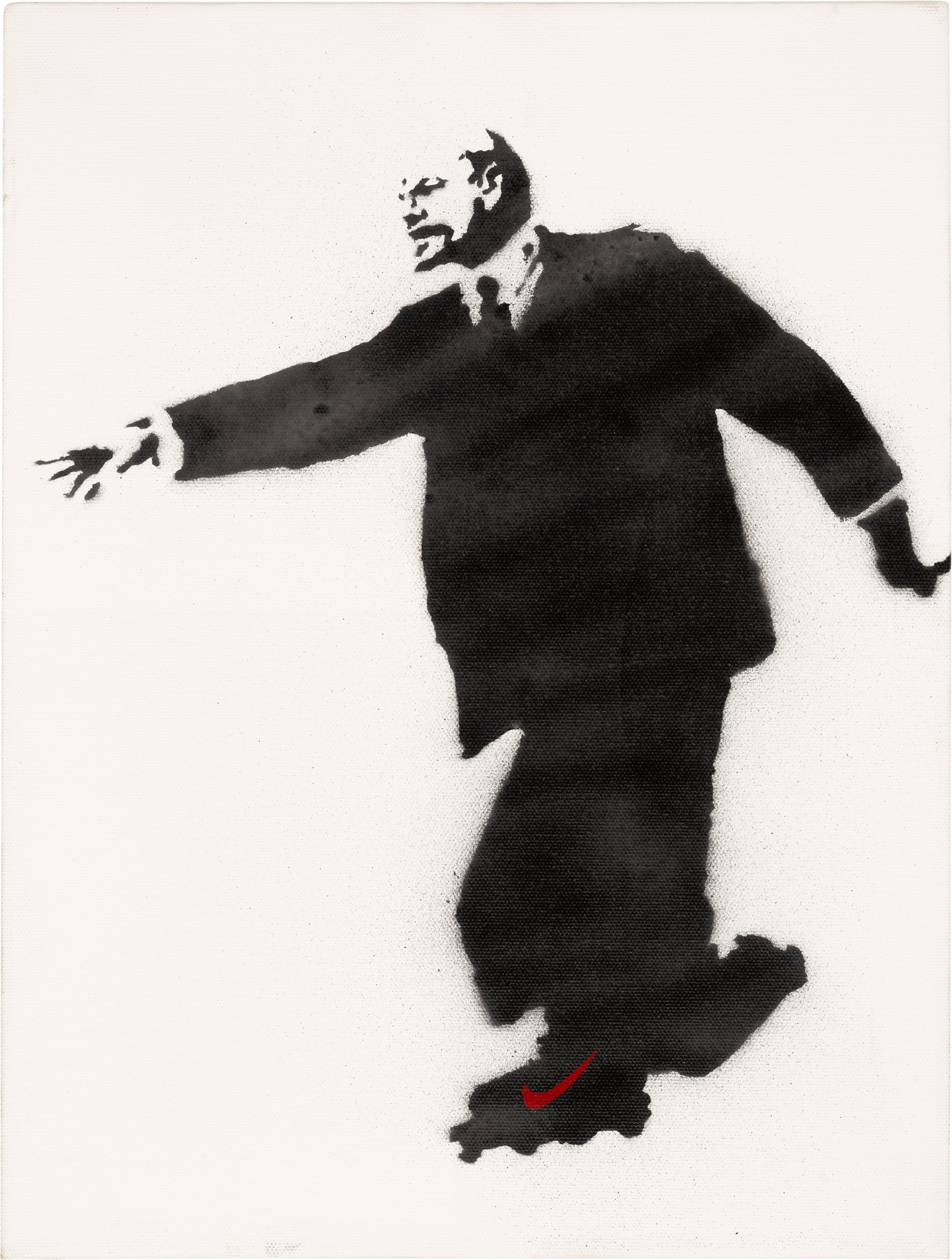 Banksy — Lenin on Roller Skates