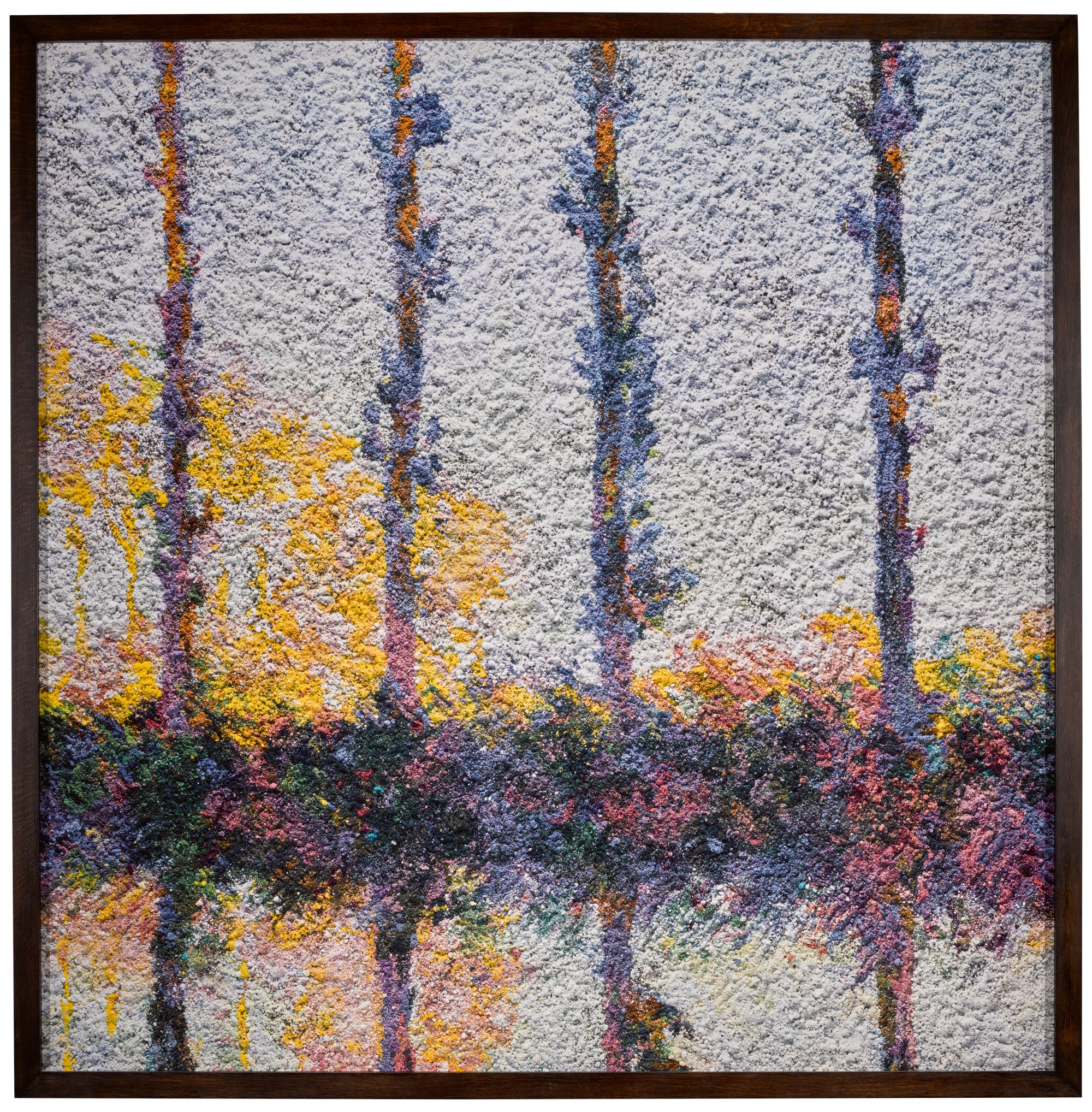 Vik Muniz — Poplars, after Claude Monet (Pictures of Pigments)