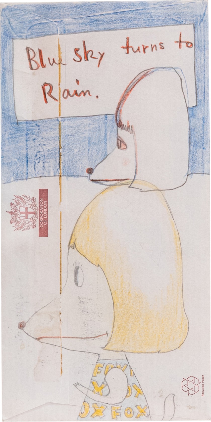 Yoshitomo Nara — Blue Sky Turns to Rain