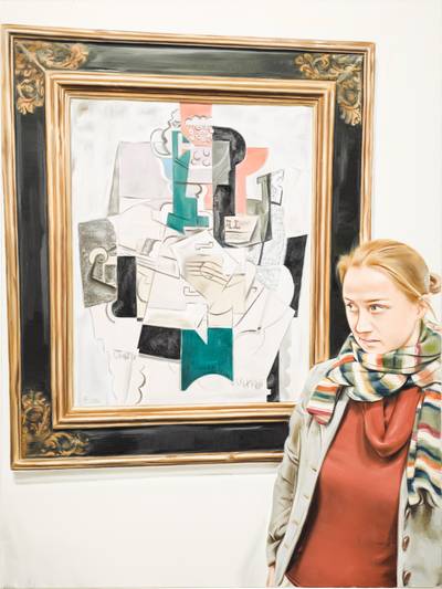 Bowl of Fruit, Violin and Bottle (1914)