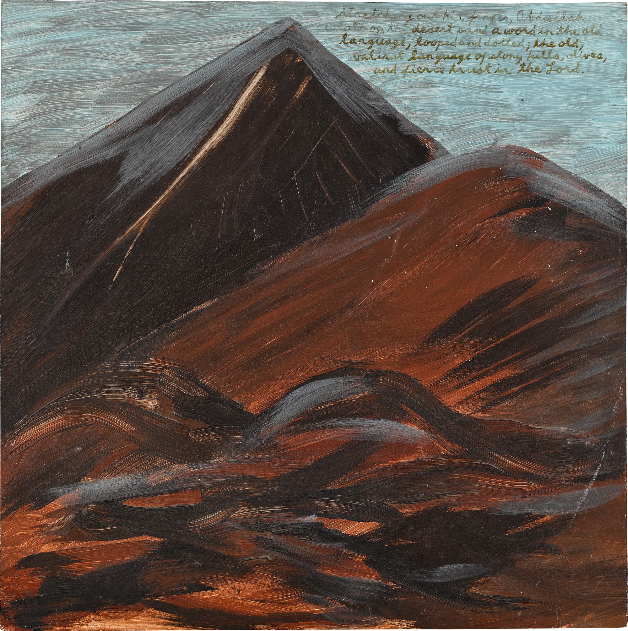 Raymond Pettibon — Stretching out his finger