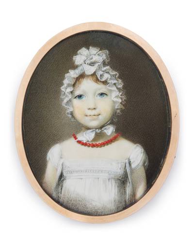 Portrait of a young girl, circa 1800