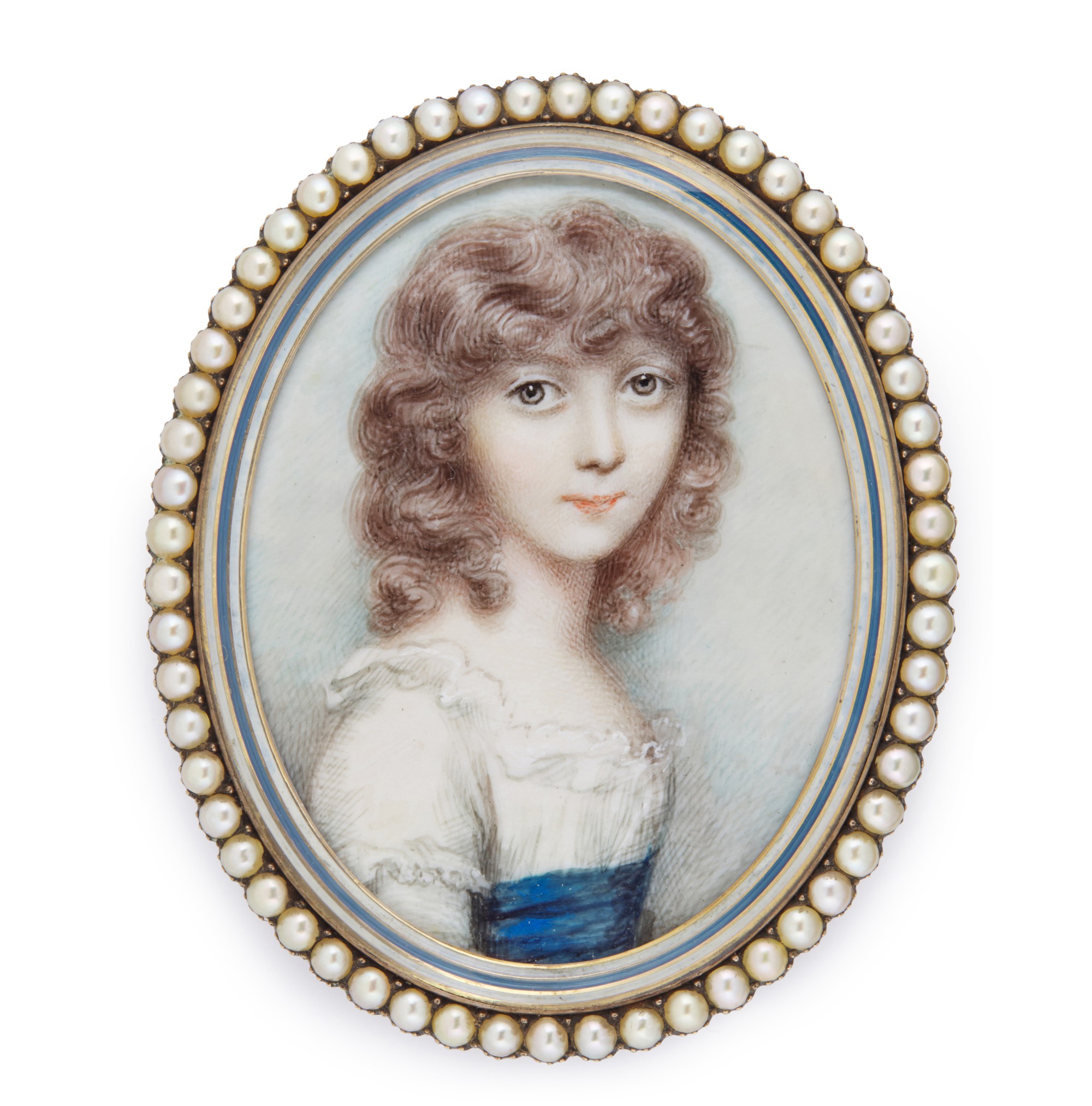 Portrait of a young girl, circa 1795