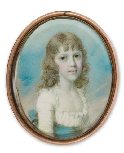 Portrait of a young girl, traditionally identifed as Mary Spencer Shirley (1784-1820), circa 1795