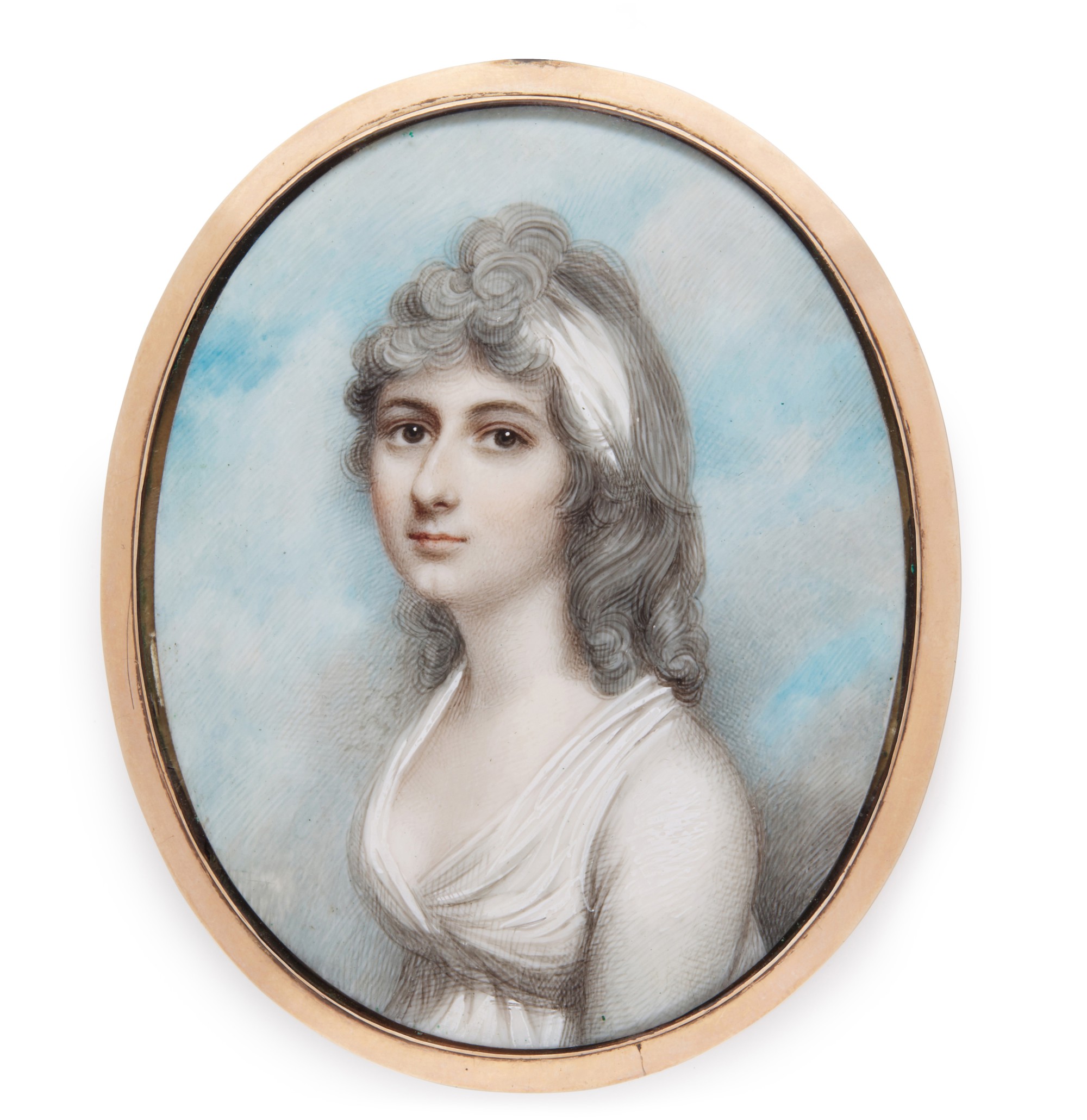 Andrew Plimer — Portrait of a lady of the Keighley family, circa 1795