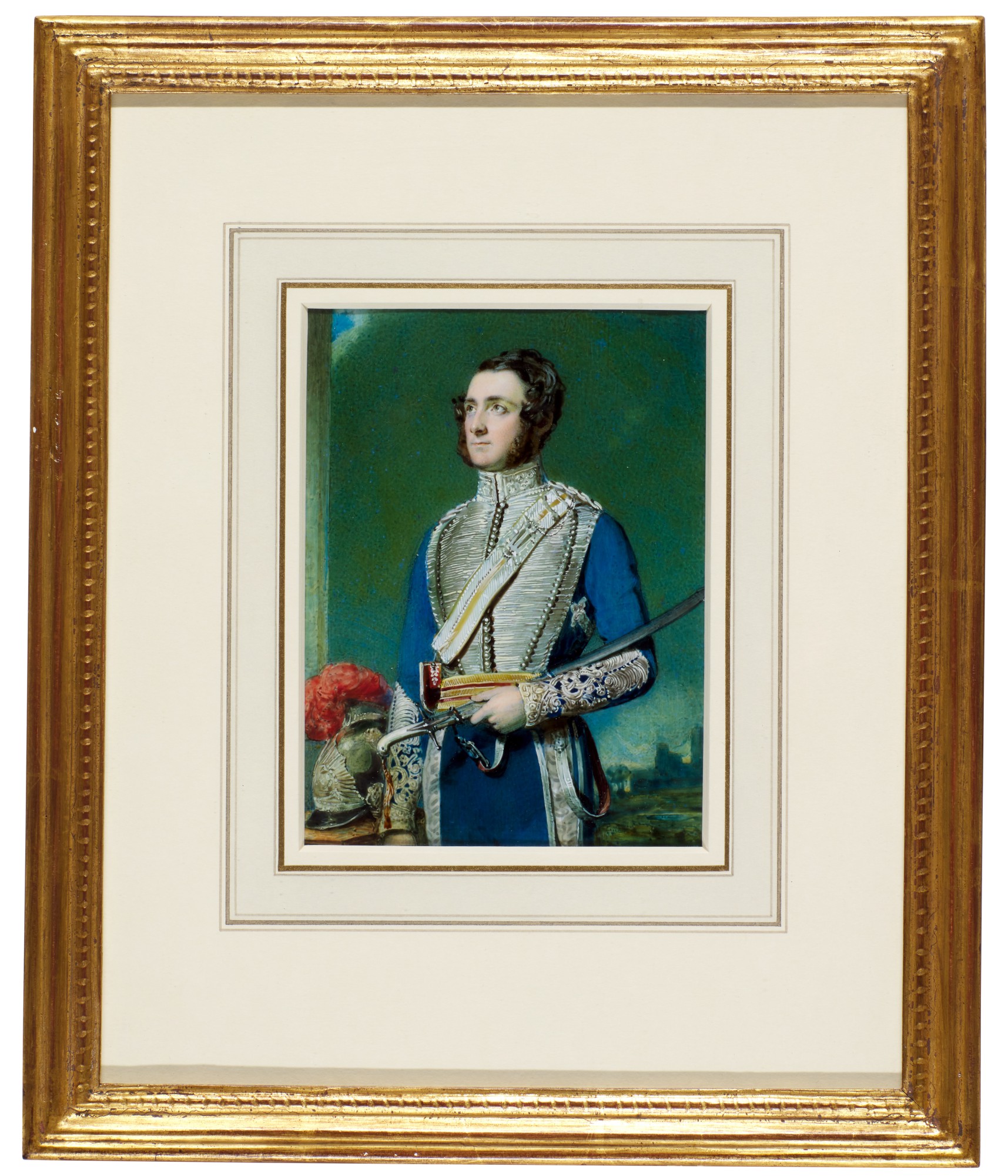 A pair of portraits of John Neil Dyce (c.1810-1880) of Castlebank House, South Lanarkshire, and his wife Elizabeth Hamilton Bowie (1825-1916), circa 1840