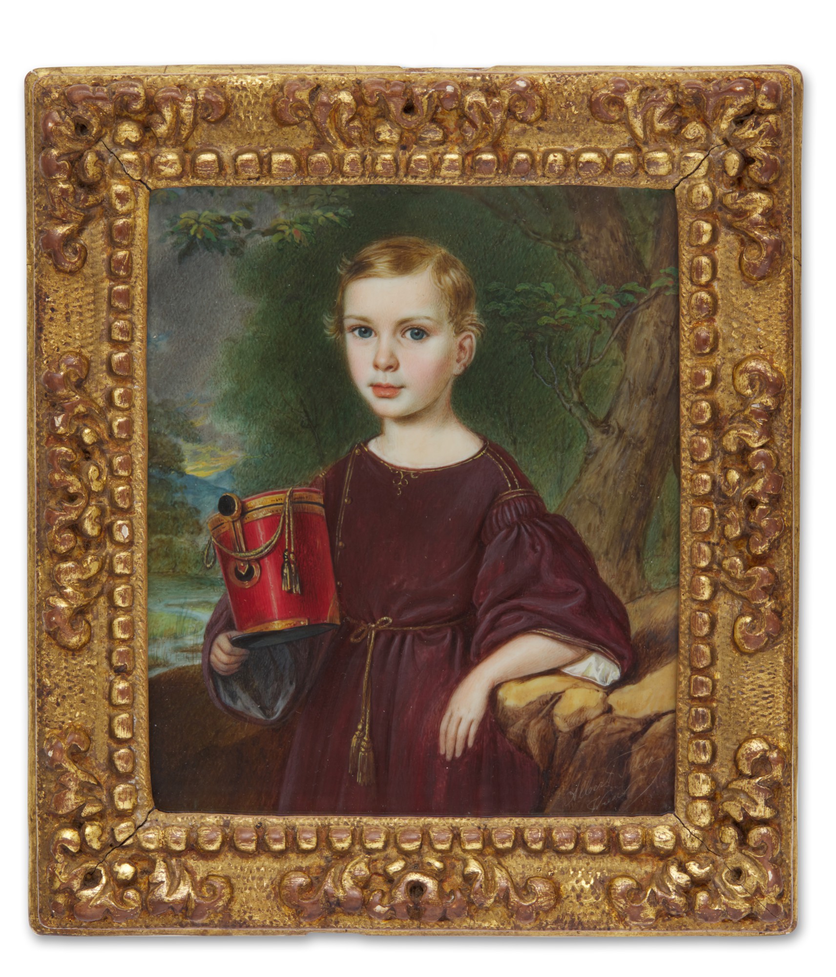 Albert Theer — Portrait of Anthony Alexander Clay, when a child, circa 1840