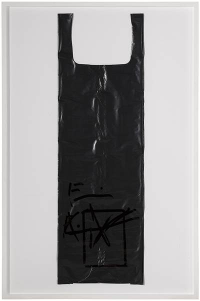 Untitled (Garbage Bag Grey #10)