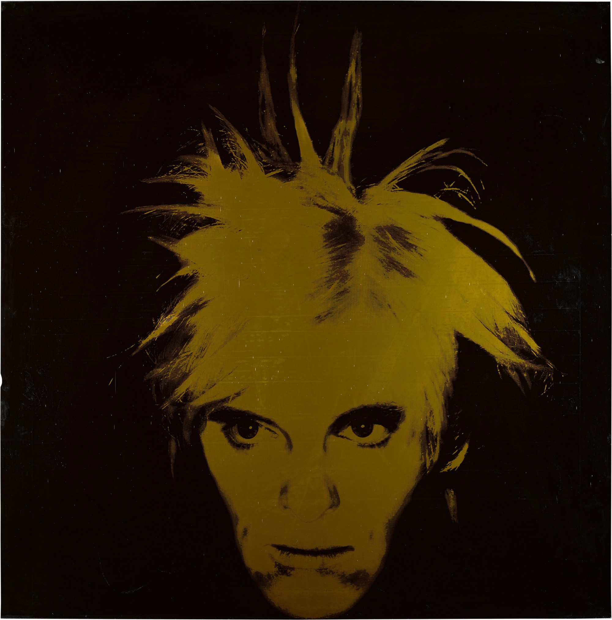 Gavin Turk — Gold Stained Glass Fright Wig