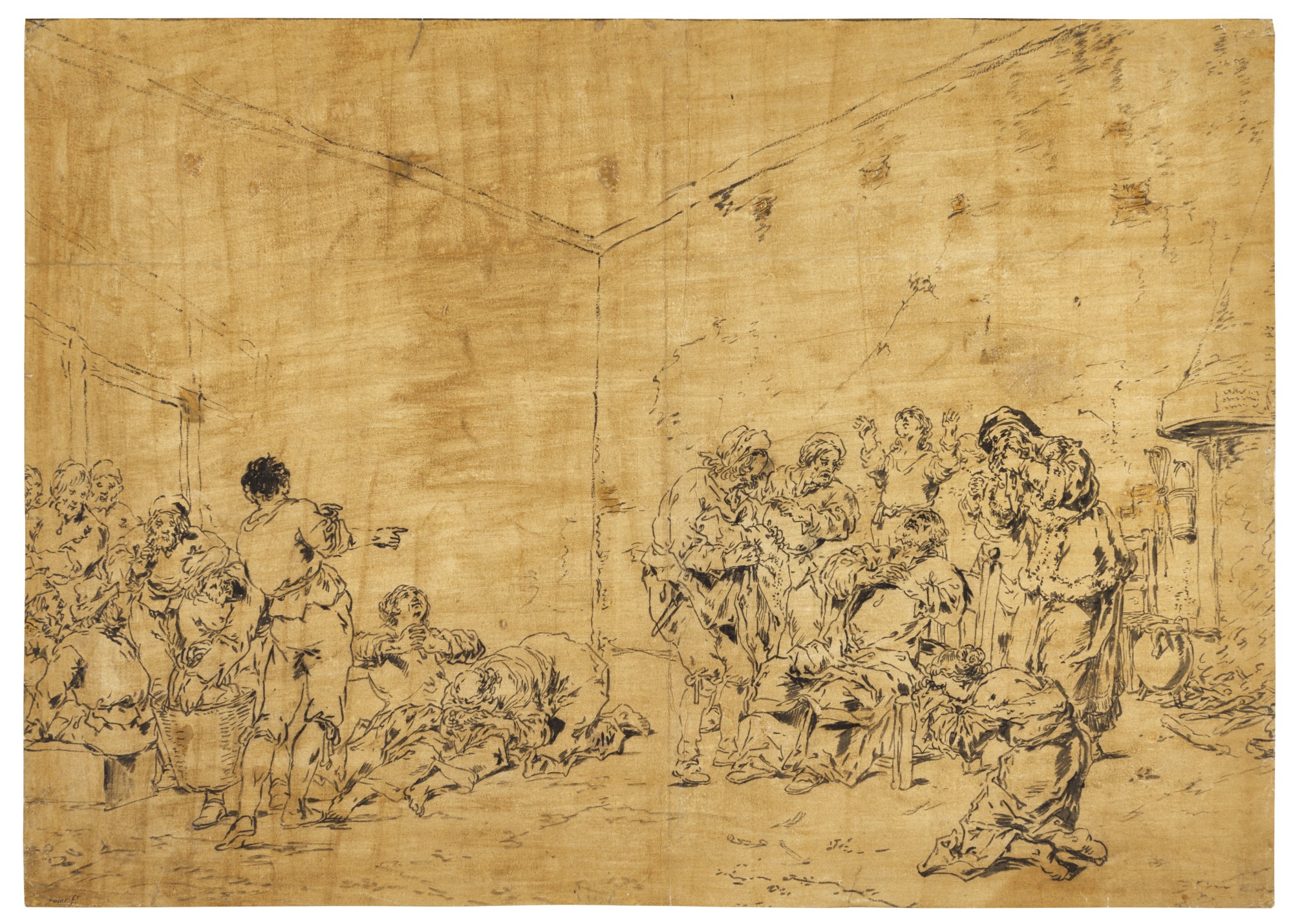 Leonaert Bramer — Jacob recognising the blood-stained coat of Joseph