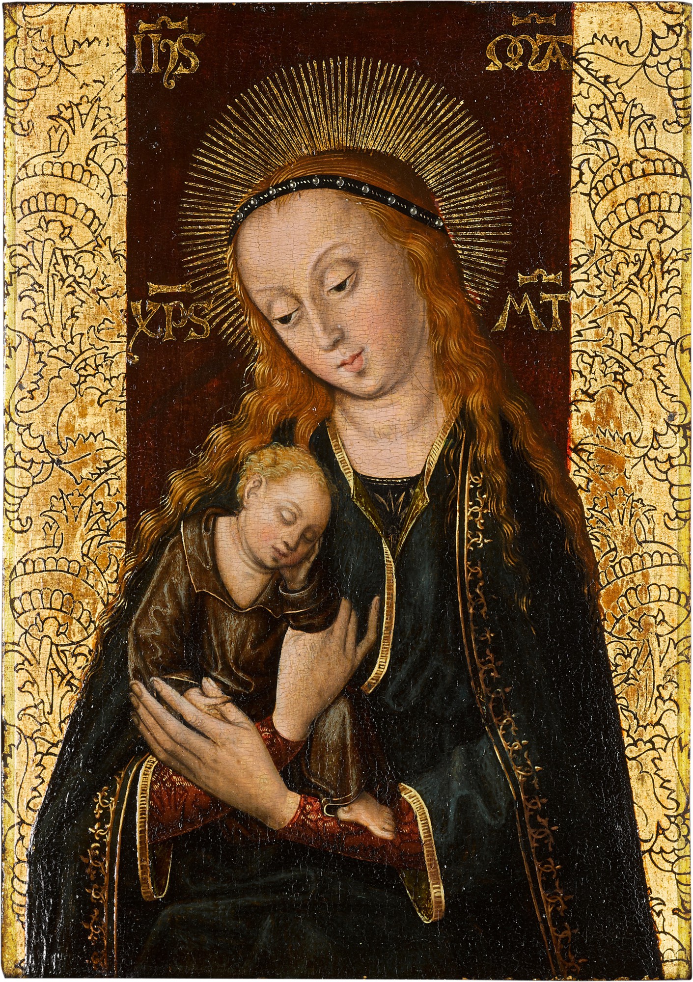 The Master of the Gold Brocade — The Virgin and Child