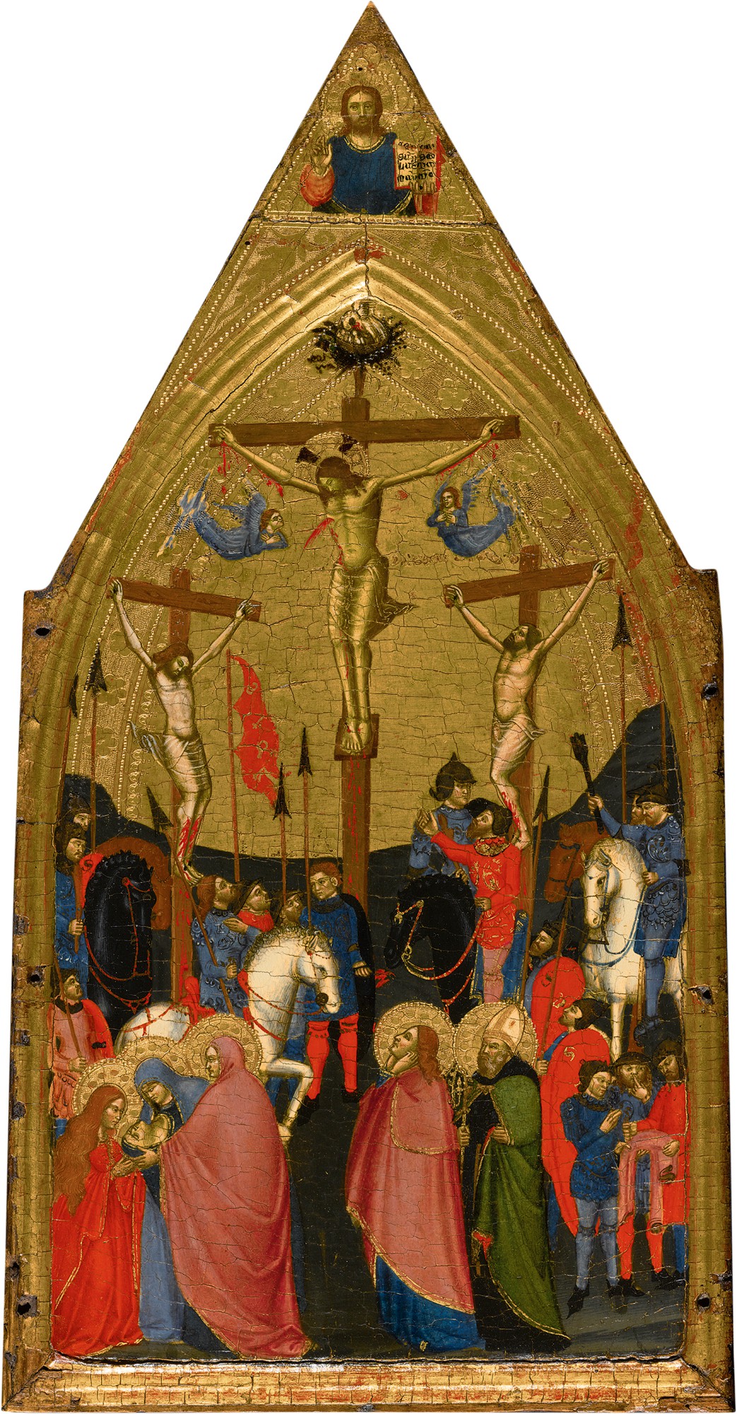 Master of Charles of Durazzo — The Crucifixion 《耶穌被釘十字架》