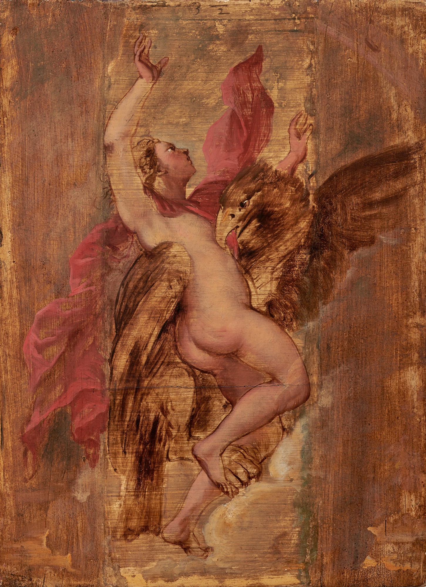 Sir Peter Paul Rubens — The Abduction of Ganymede 《強擄蓋尼米德》