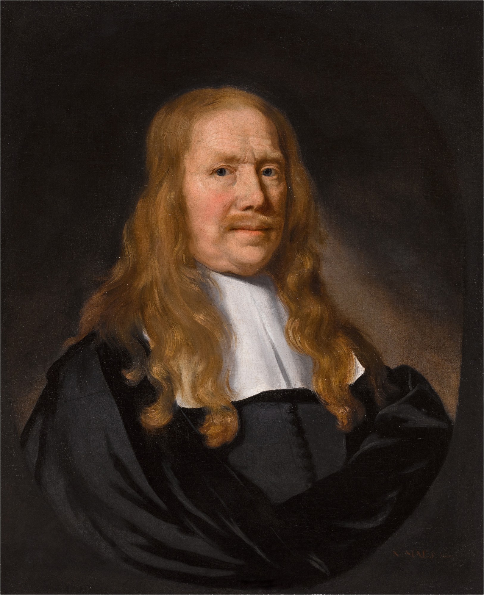Portrait of a gentleman, in a painted oval