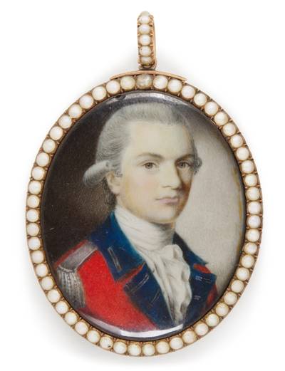 Portrait of an officer, circa 1790