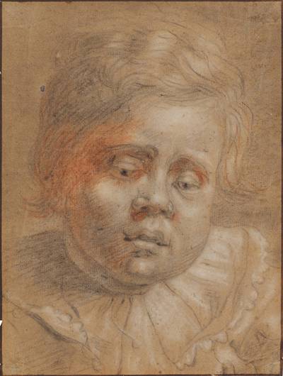 Head study of a boy