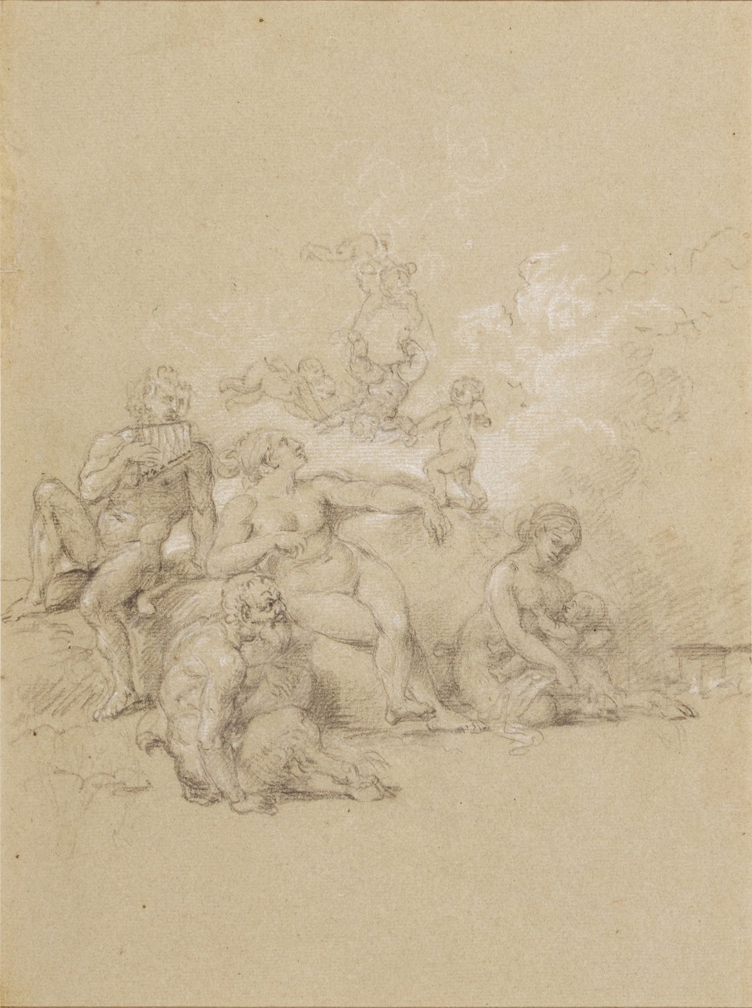 A Bacchanalian scene