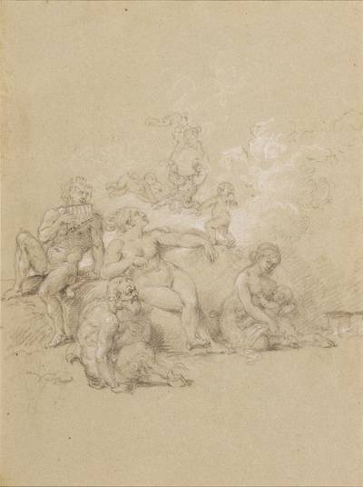 A Bacchanalian scene