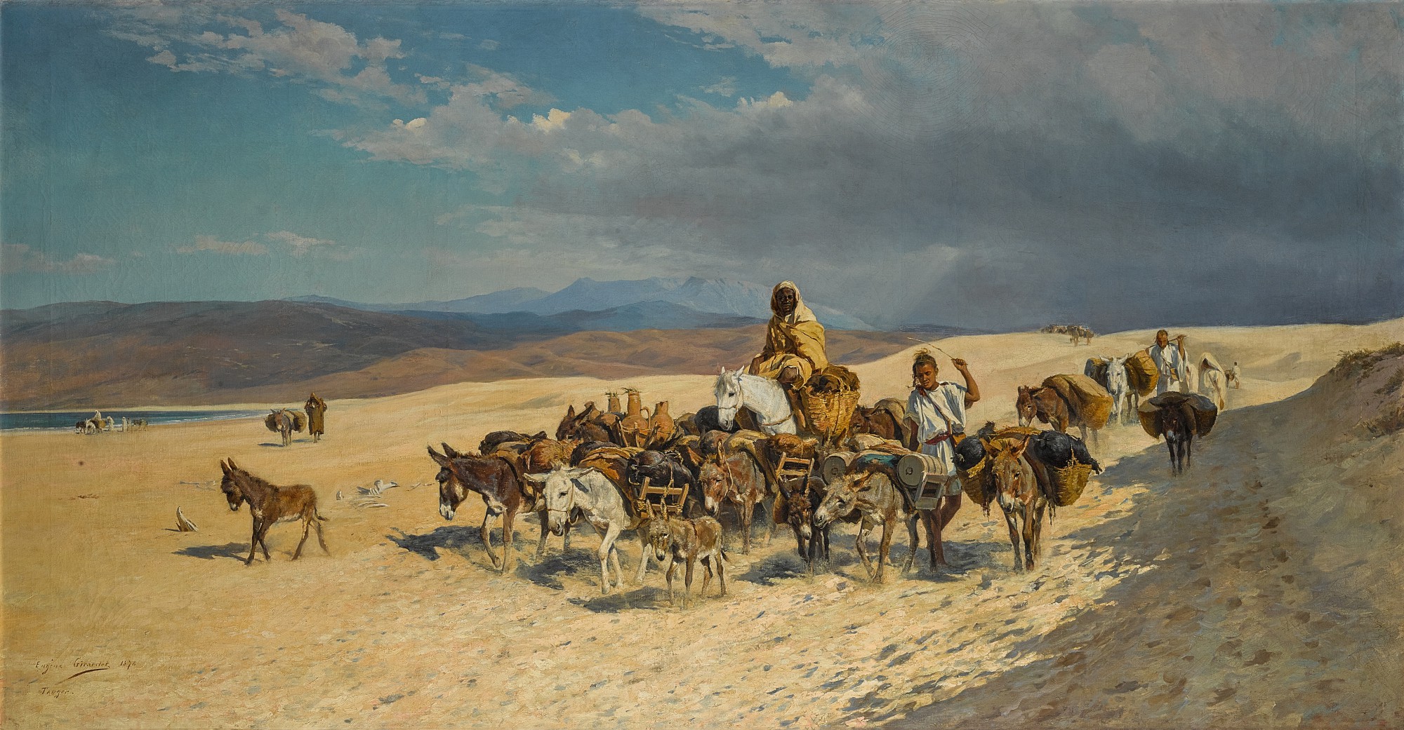 Eugène Girardet — The Water Carriers, Tangier