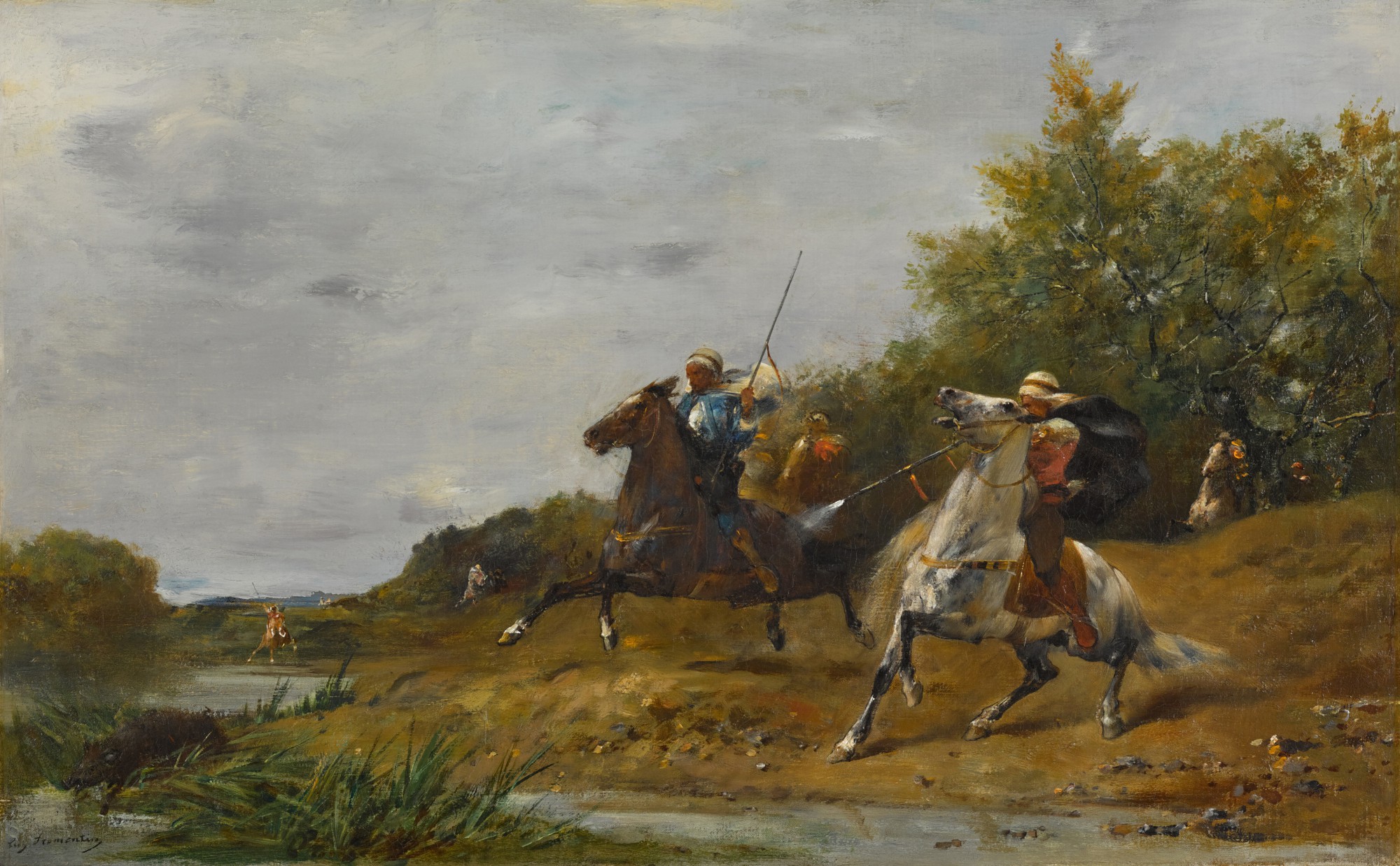 Eugène Fromentin — The Boar Hunt