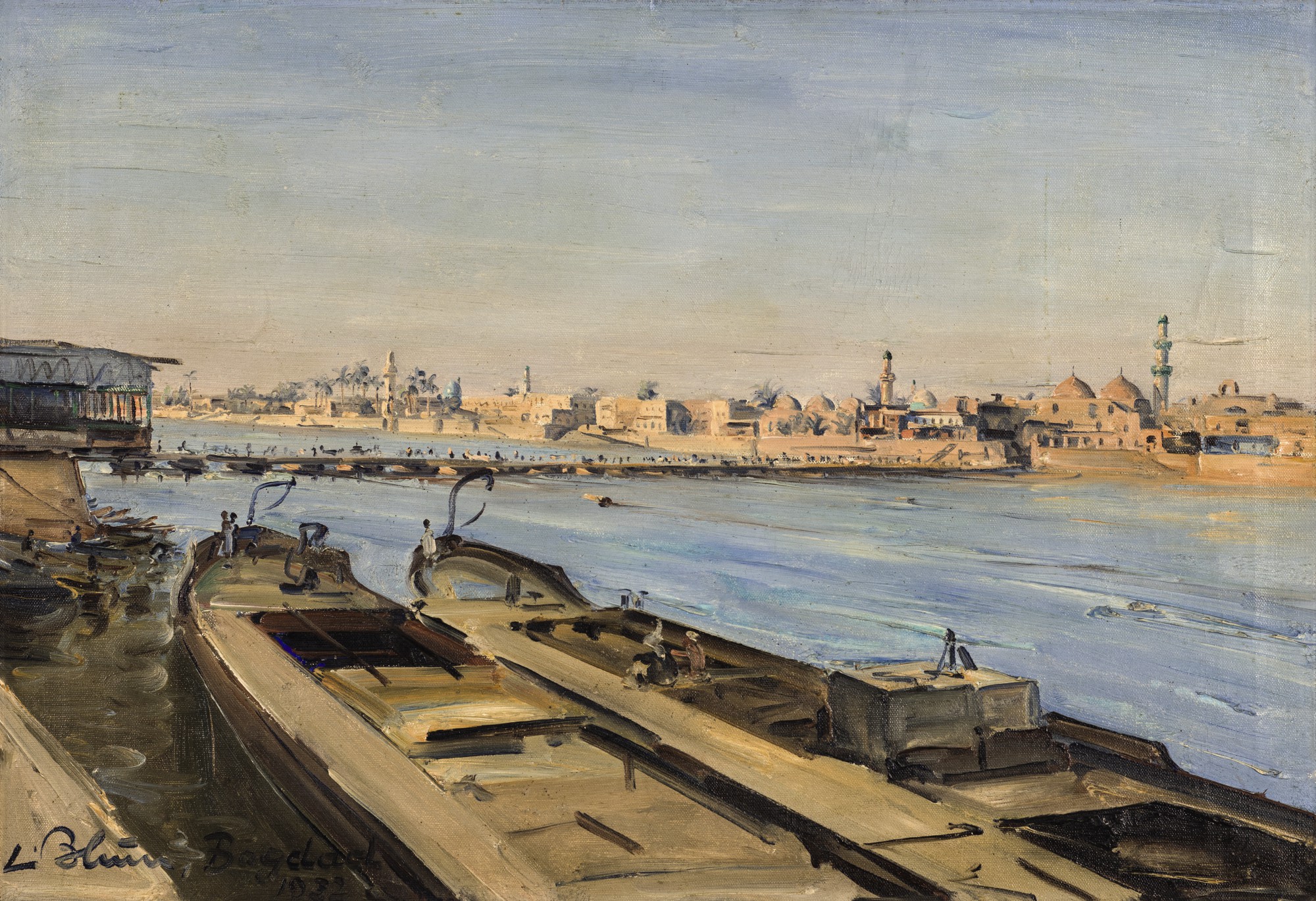 (i) A View of Baghdad; (ii) Portrait of a Man