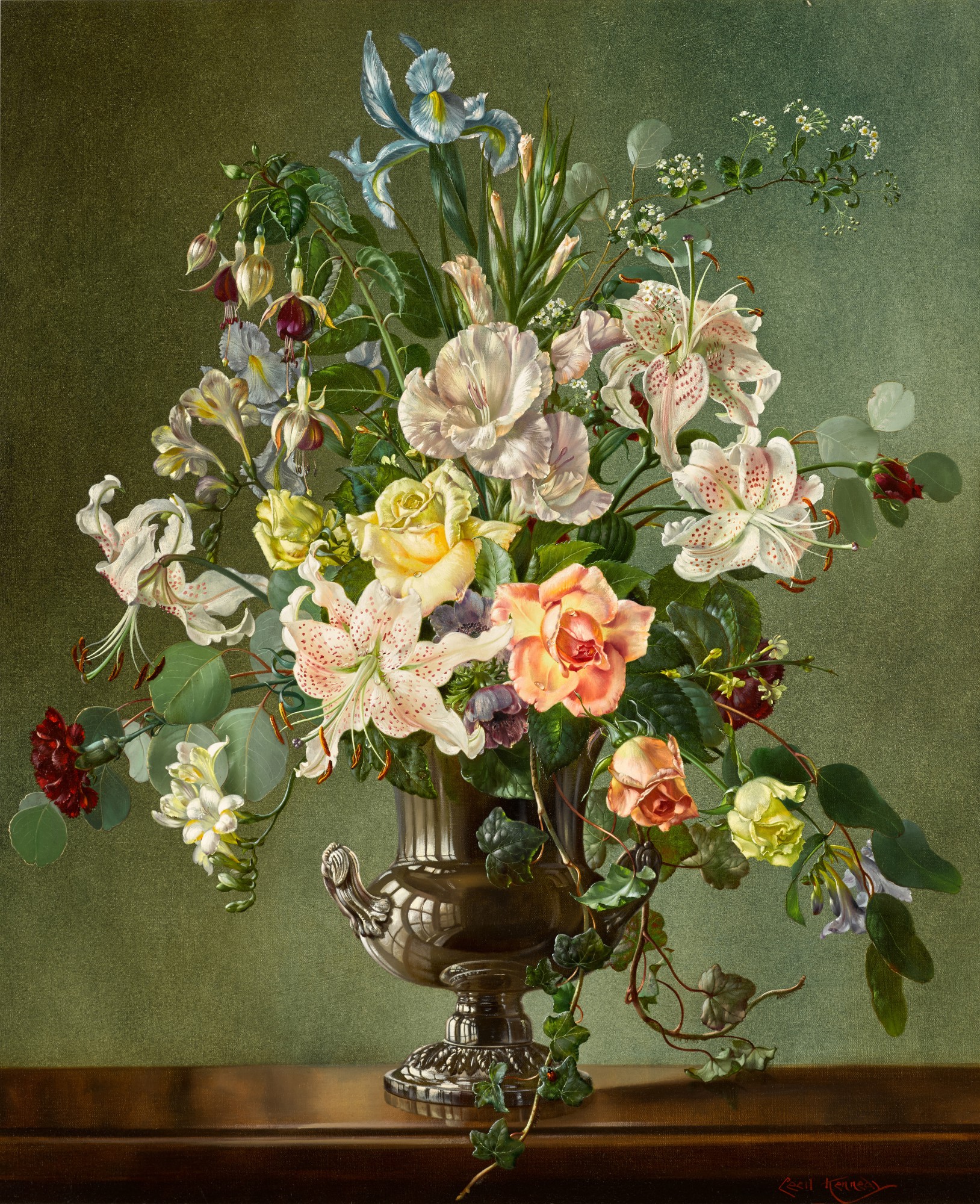 Cecil Kennedy — An Arrangement of Mixed Flowers