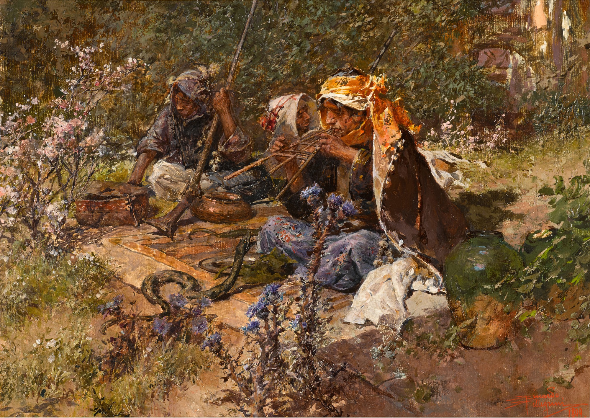 Riccardo Pellegrini — The Snake Charmer, Morocco