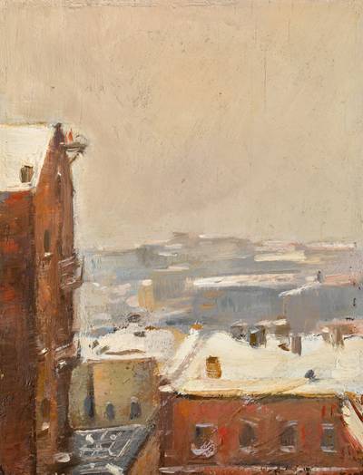Moscow Rooftops in Winter