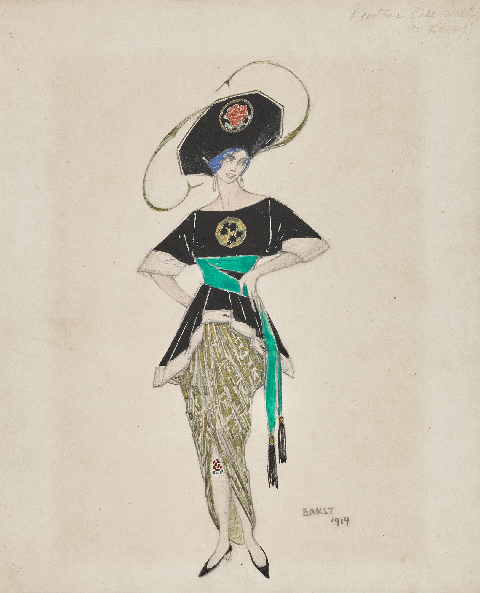 Costume Design for Ethel Levey in Hullo, Tango!